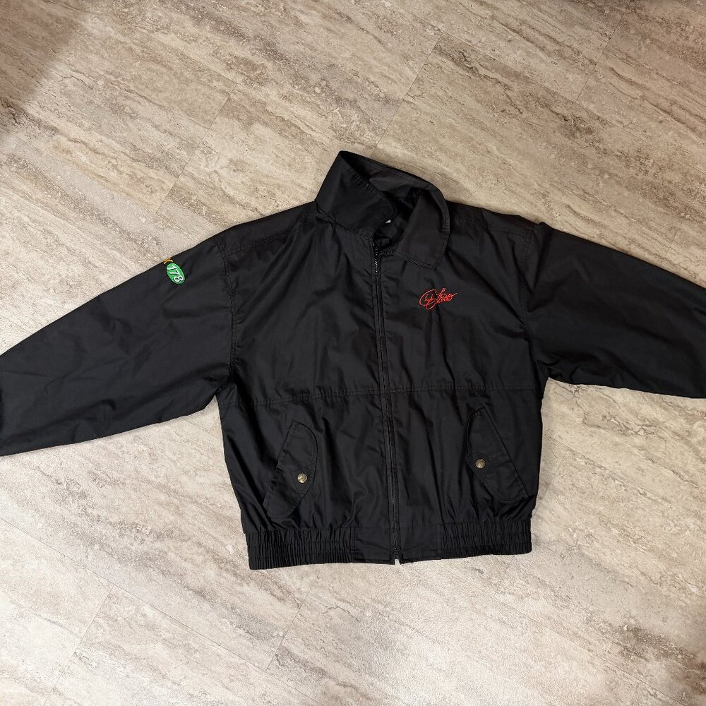 Vintage Chad Little John Deere MOTORSPORTS Jacket Mens XL NASCAR Racing 80s 90s